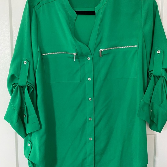 Calvin Klein Tops - Utility Blouse by Calvin Klein